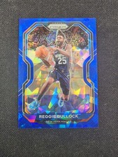 2020-21 Panini Prizm Prizms Blue Ice #90 Reggie Bullock 007/125