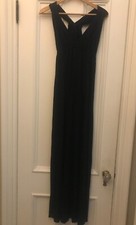 Lani Maxi Sun Dress, Medium, Sleeveless, Low Cut, Rayon/Spandex