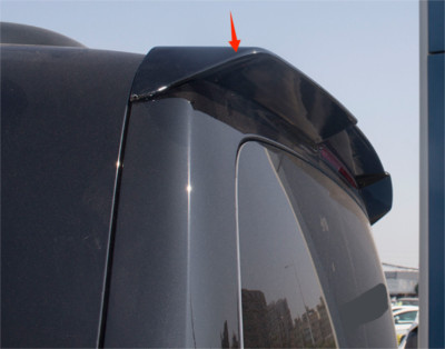 Glossy Black Spoiler For 2014-2020 Mercedes-Benz Vito Metris W447 Factory Style