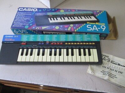 Clavier électronique vintage années 1990 Casio SA-9 100 Sound