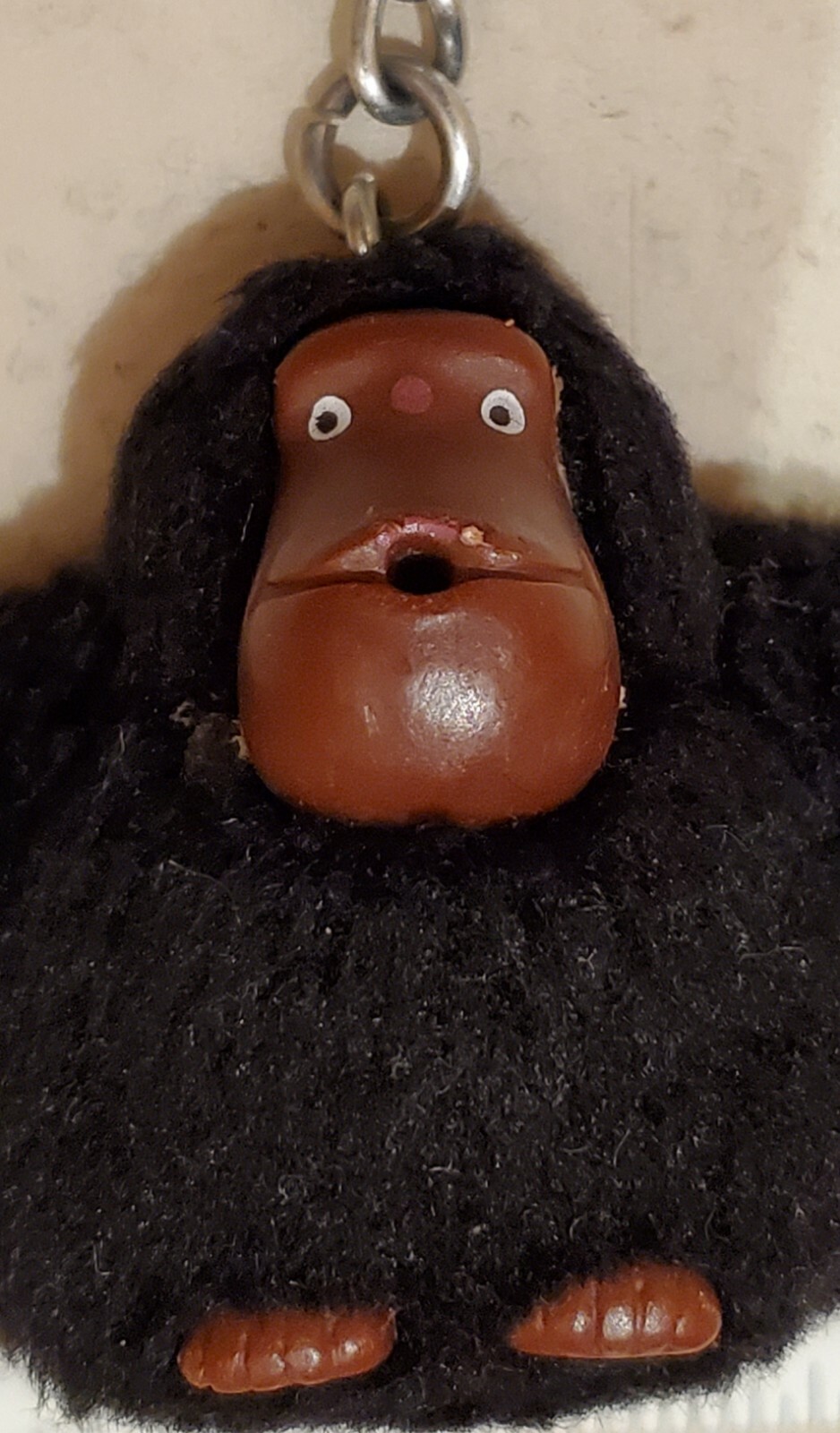 KIPLING Monkey Gorilla Keychain Black Davina Keyr… - image 3