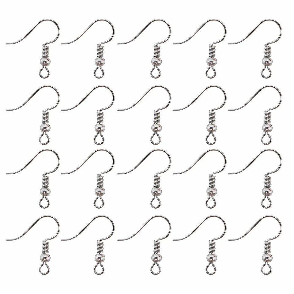 US 100 HÁGALO USTED MISMO JOYERÍA Hacer Hallazgos Pendiente Gancho Bobina Oreja Alambre Gancho Francés Foto 4 de 4