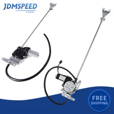 Front LH & RH Power Window Regulator For Freightliner Columbia Coronado w/Motor