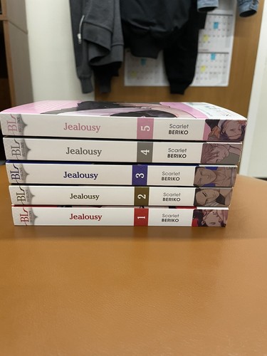 Jealousy Volumes 1-5 Compete Mange Set By Scarlet Beriko Yaoi - Picture 3 of 3