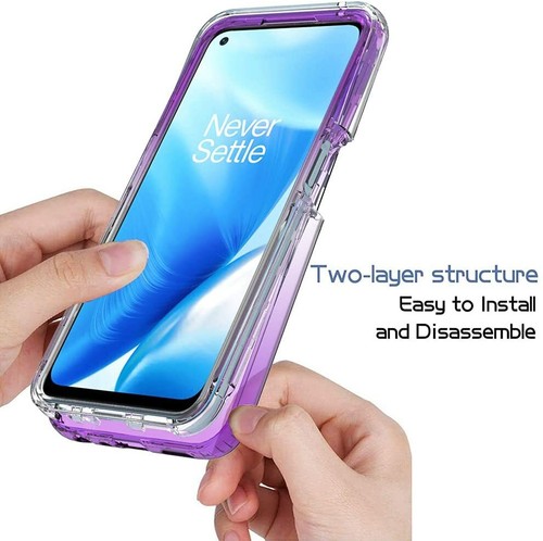 For OnePlus Nord N200 5G Clear TPU Case Gradient Bumper Shockproof Thin Cover - Bild 23 von 42