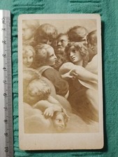 Correggio "Group of Angels" Antique 19th Century Photo late 1800 vintage
