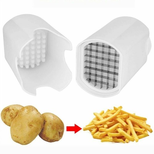New Kitchen Fries One Step French Fry Cutter Potato Vegetable Fruit Slicer Tools - Picture 4 of 9