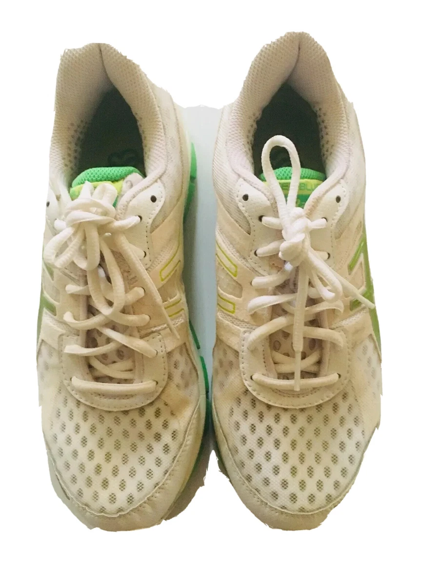 Women s Asics Gel Blur 33 Size 7.5 Eur 39 White Kiwi Apple