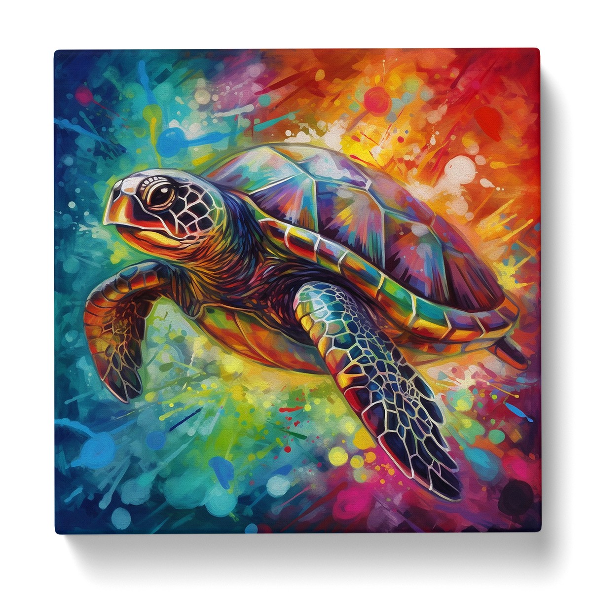 Abstract Sea Turtle Art