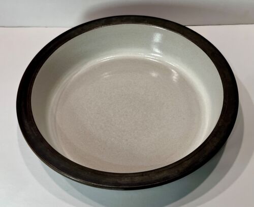Cazuela para servir vintage rara Heath Ceramics 111/2" blanca/marrón - Imagen 2 de 4