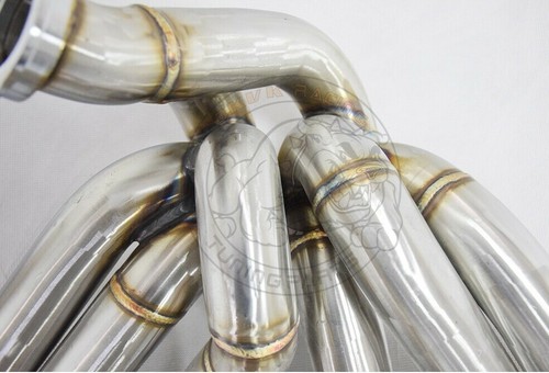 SS304 3mm T3/T4 Twin Scroll Equal Length V-band Turbo Manifold For 1JZGTE VVTI - Picture 7 of 20
