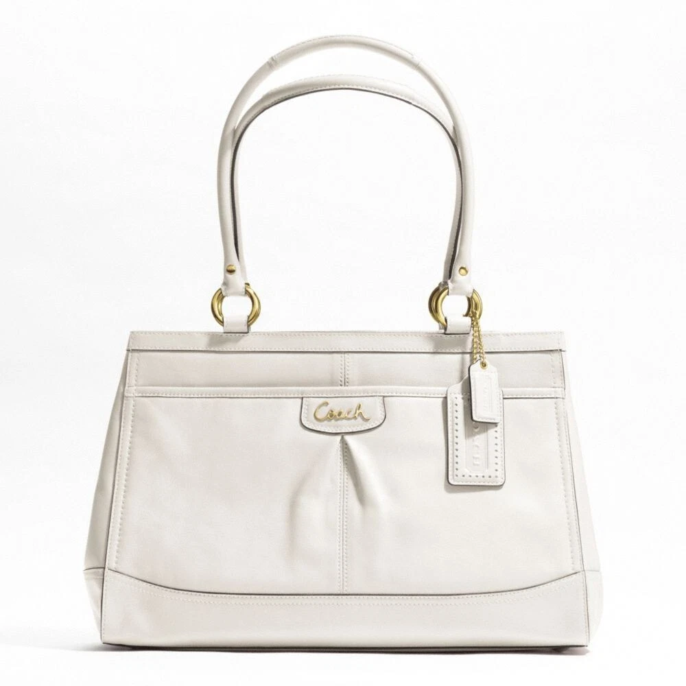 Coach Park Borsa a tracolla grande in pelle Park Carryall F19728 nuova con etichetta