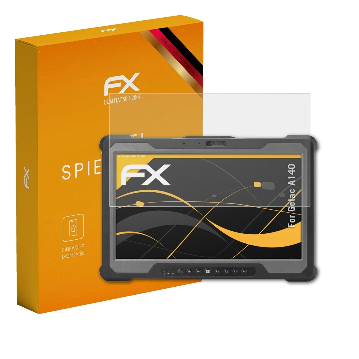 AtFoliX 2x Screen Protector for Getac A140 Screen Protector Matte & Shockproof Film