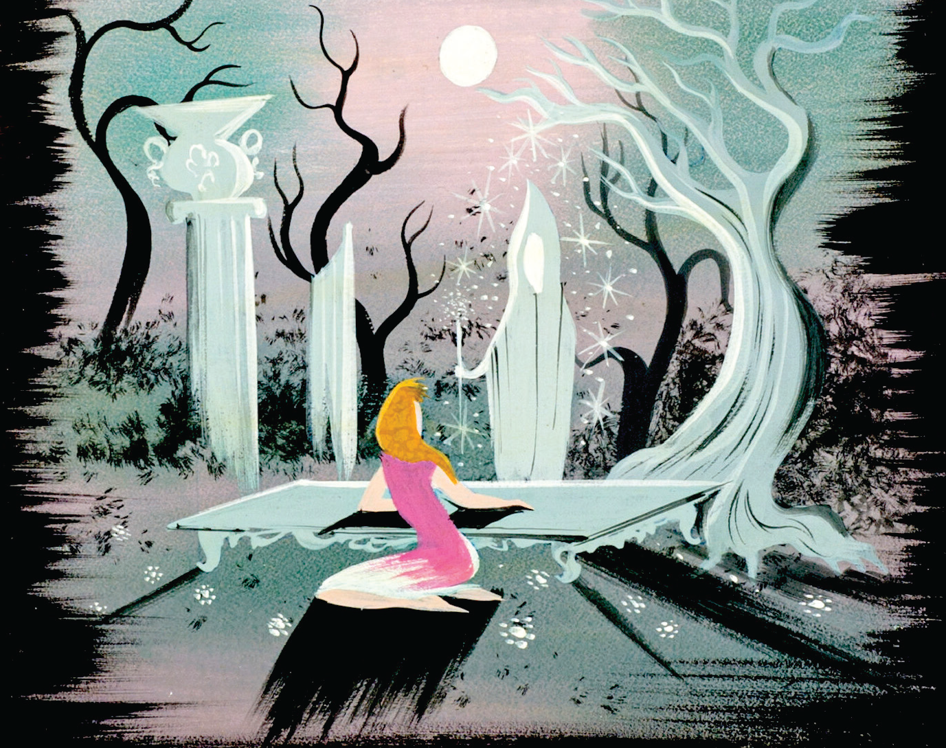 Cinderella Fairy Godmother Poster 13x19 Mary Blair Satin Print Art