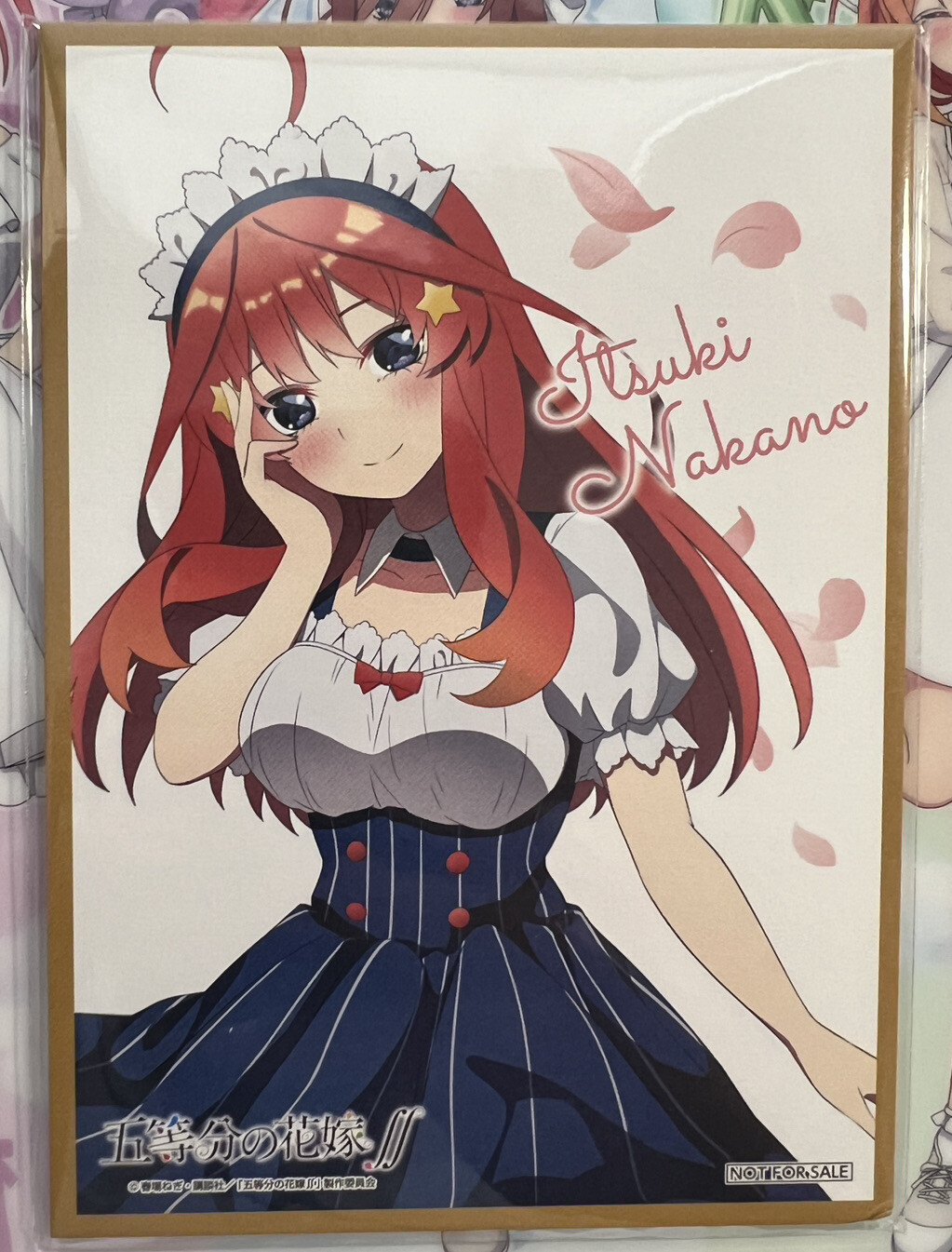 The Quintessential Quintuplets x Lawson Itsuki Nakano Shikishi [US Seller]