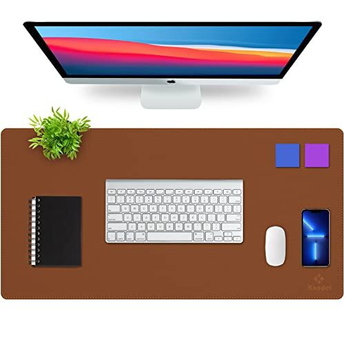 Desk Mat Blotter Dual-Sided Office Desk Pad Waterproof Desk Mat for Desktop D...-image