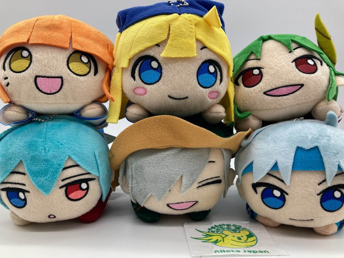 SEGA Puyo Puyo Nesoberi Plush doll set of 6 Witch Arle Satan Sig