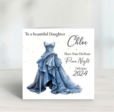Personalised Prom Card Prom Night School Prom Daughter Granddaughter
