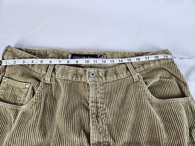 90s Levi’s Silver Tab Corduroy Pants Vintage 90s Levi's Silvertab Gray Baggy Corduroy Pants Size 33x32