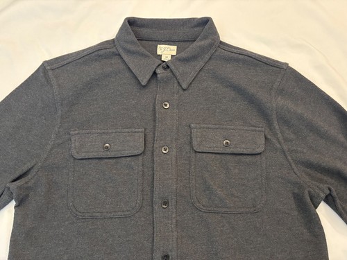 J.Crew Hombre Manga Larga Texturizado Suéter-Camiseta, Negro, Talla Mediana - Imagen 3 de 10