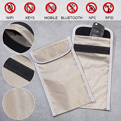 2pcs Anti Radiation Cell Phone Sleeve Security Pouch Faraday Bag 5G GPS EMF - Picture 5 of 7