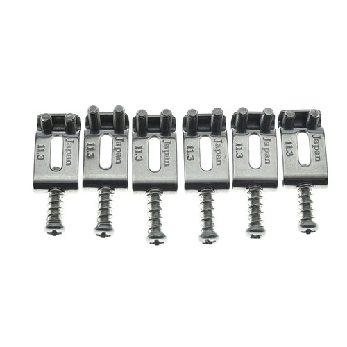 Stainless Steel Vintage Bridge Saddles Guitar Saddles fits Strat/Stratocaster - Picture 49 of 66