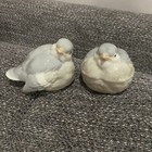 Set Of 2 Vintage Otigari Japan Blue Bird Figurines — photo 1