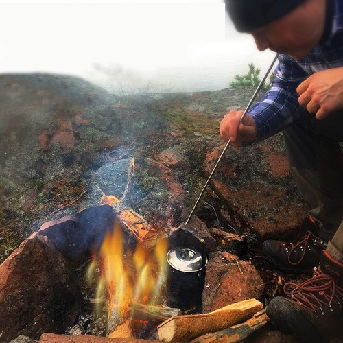 2Pcs Camping Fire Blow Pipe Telescopic Blow Fire Tube Blower Pipe Campfire Tool - Picture 3 of 8