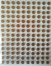 CraftbuddyUS DBG04-6BR 140x6mm Self Adhesive BROWN Pointed Resin Gems 