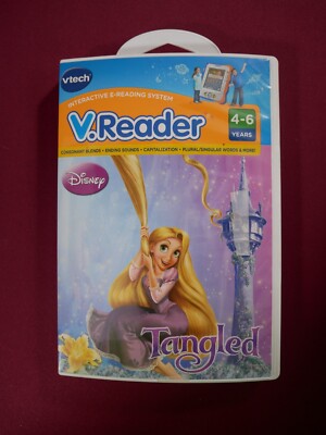 Vtech V Reader Disney Tangled Learning Game 4- 6 years