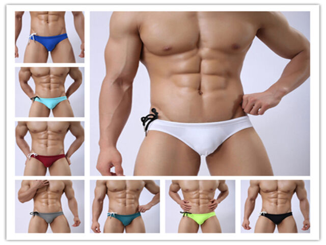 New men swimwear swim underwear Briefs Bikini Beachwear swimming trunks M-XL