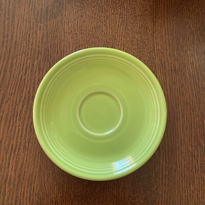 Fiestaware Chartreuse Saucer Plate Fiesta Ware Homer Laughlin China