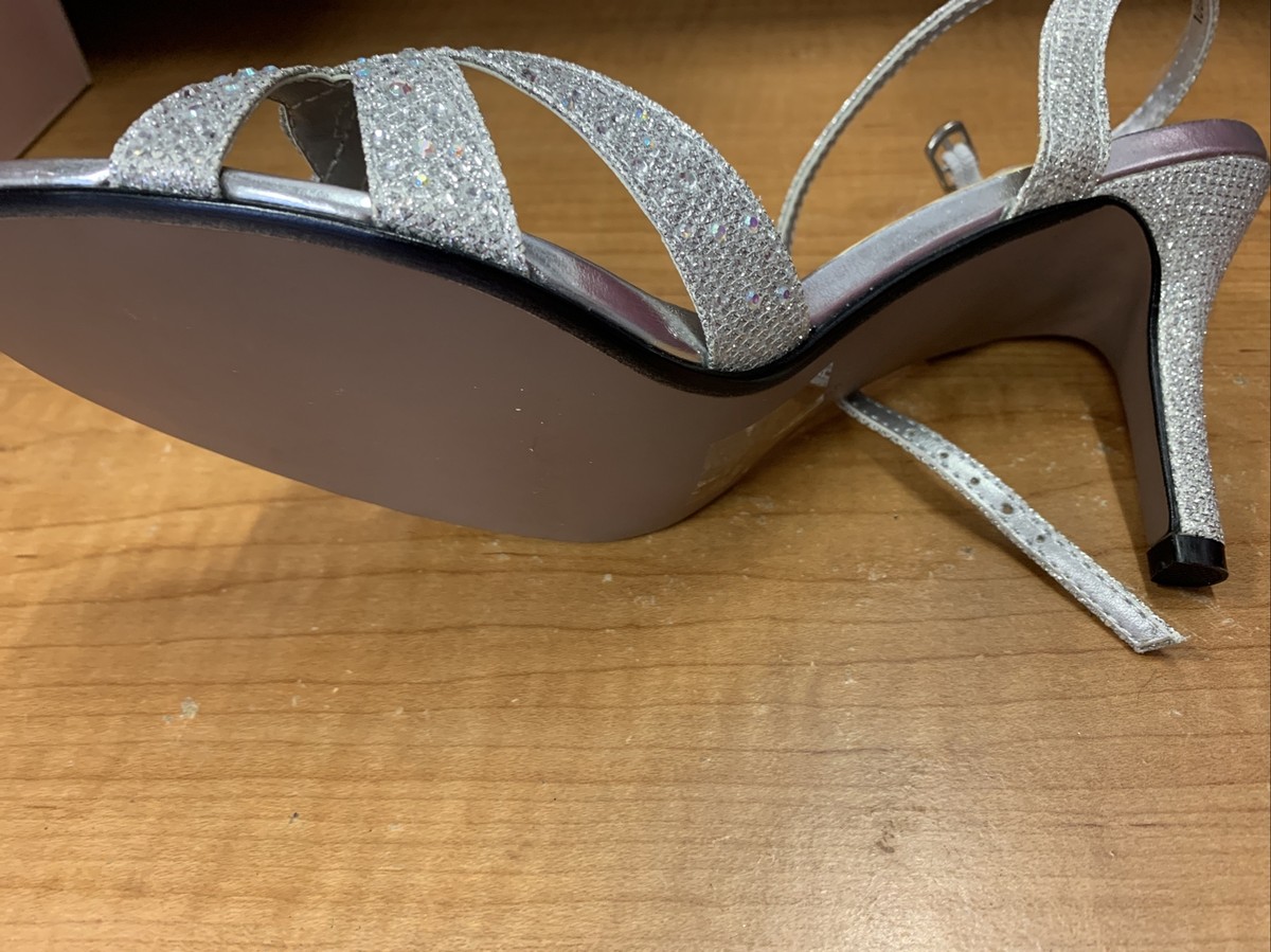 Touch Ups Women's Dulce Strappy Sandal - 2 5/8 Inch Heel, Sparkle Accents, Special Occasion - View #7