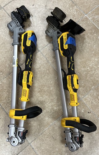 BROKEN LOT OF 2 Dewalt DCST922 14" Brushless Folding String Timmer 20V