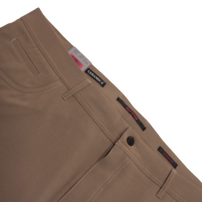 Alberto NWT Chinos / Casual Pants Size 42 US Stone Modern Brown Polyester Blend