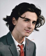 TIMOTHEE CHALAMET signed autograph 20x25cm DUNE in person autograph ACOA