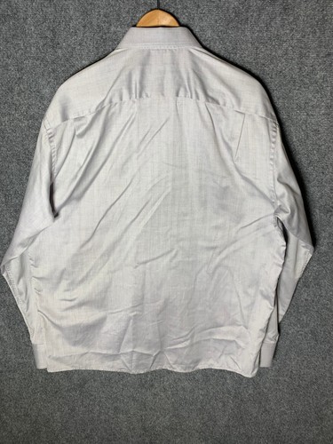 Camisa de vestir Eton Ganghester gris para hombre talla 17-43 bolsillo a rayas manga larga - Imagen 4 de 14