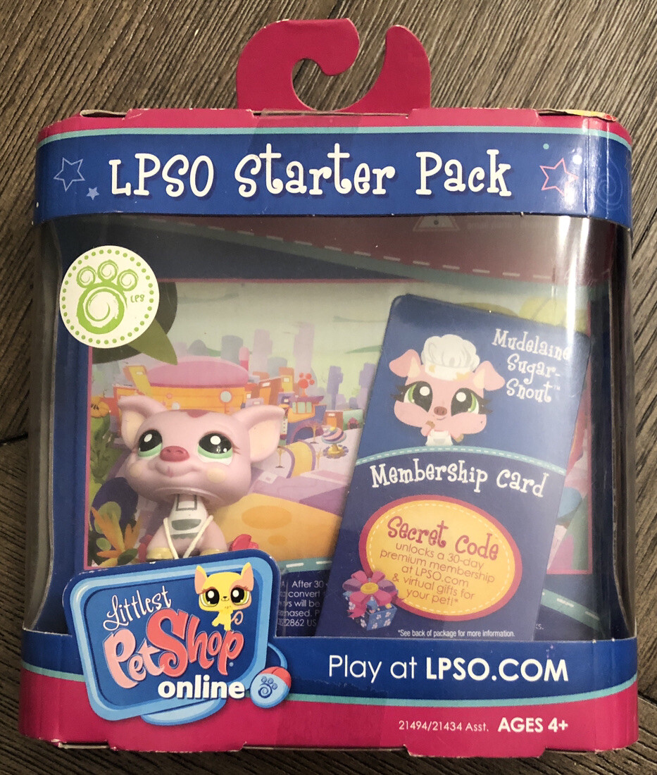 Littlest Pet Shop LPSO Colorful Pig #1696 Hasbro for sale online