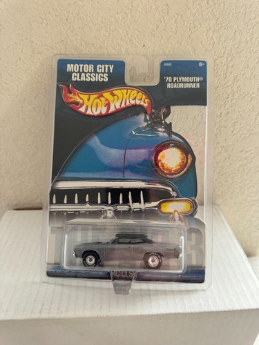 Hot Wheels Motor City Classics '70 Plymouth Road Runner Real Riders D7