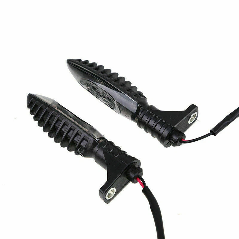 Par de luces de giro LED delanteras ámbar aptas para BMW R 1200 S 2006-2008 Foto 2 de 4