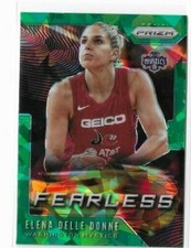 Elena Delle Donne 2020 Panini Prizm WNBA Green Cracked Ice Fearless Fanatics SSP