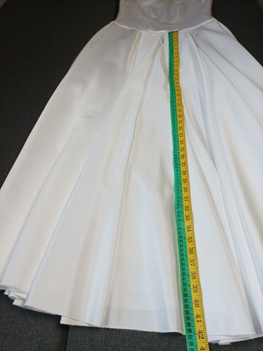 Vestido de novia blanco para mujer sin mangas - Imagen 4 de 18