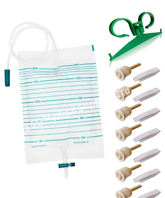 Incontinence Bundle Night & Wheelchair - 2L Night Bag, External Catheter, Hanger