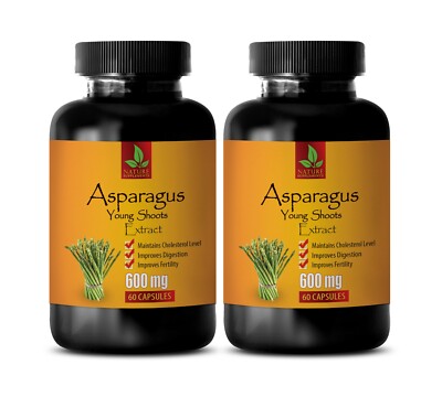 digestion detox - ASPARAGUS YOUNG SHOOTS - asparagus officinalis 2 BOTTLE