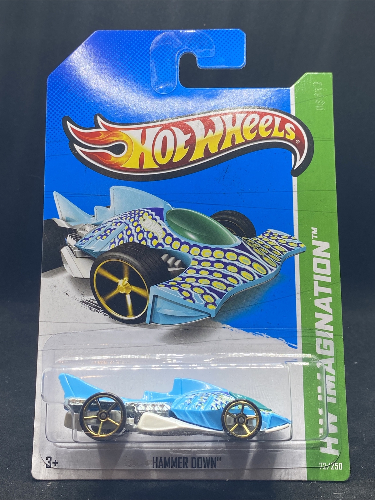 2013 Hot Wheels Hammer Down HW Imagination Series Blue VHTF NEW eBay