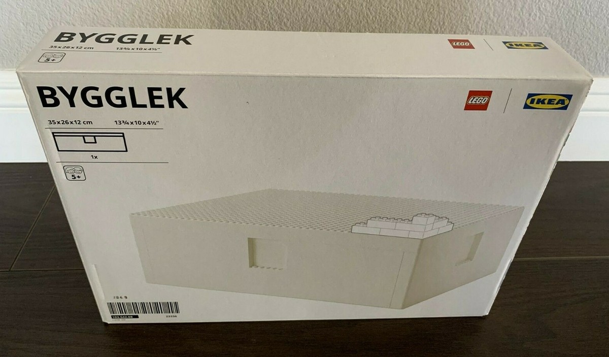 LEGO x IKEA BYGGLEK Box with Lid 13 3/4x10x4 1/2