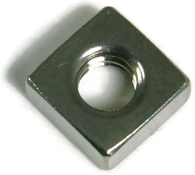 Stainless Steel Square Nuts UNC 1/4-20, Qty 100