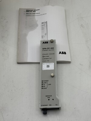 ABB SPA-ZC 400 ETHERNET ADAPTER SPA-ZC400EM IEC 61850