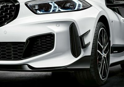 BMW 1 F40 M Performance Aero Flicks Black High Gloss Left Right 