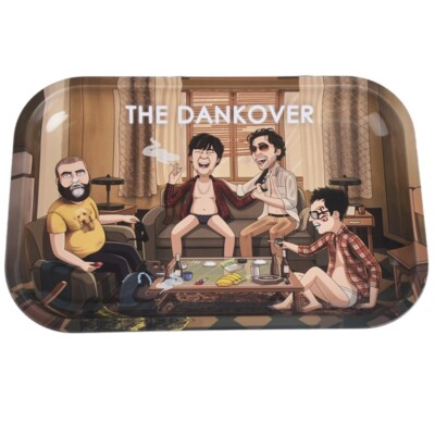 Wise Skies The Dank Over Big Rolling Tray Räuchertablett Blättchen Zubehör